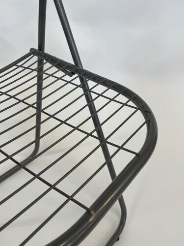 Vintage wire folding chair