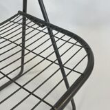Vintage wire folding chair