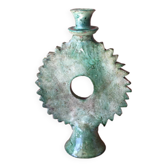 Tamegroute pottery candle holder