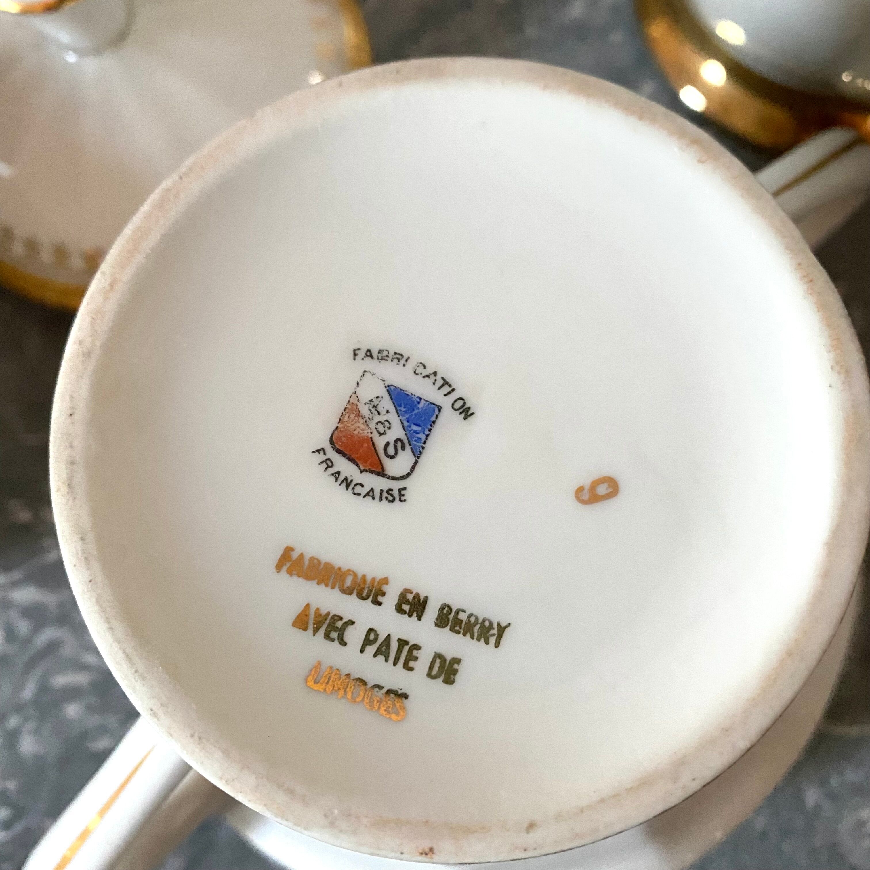 Limoges porcelain tea or coffee set