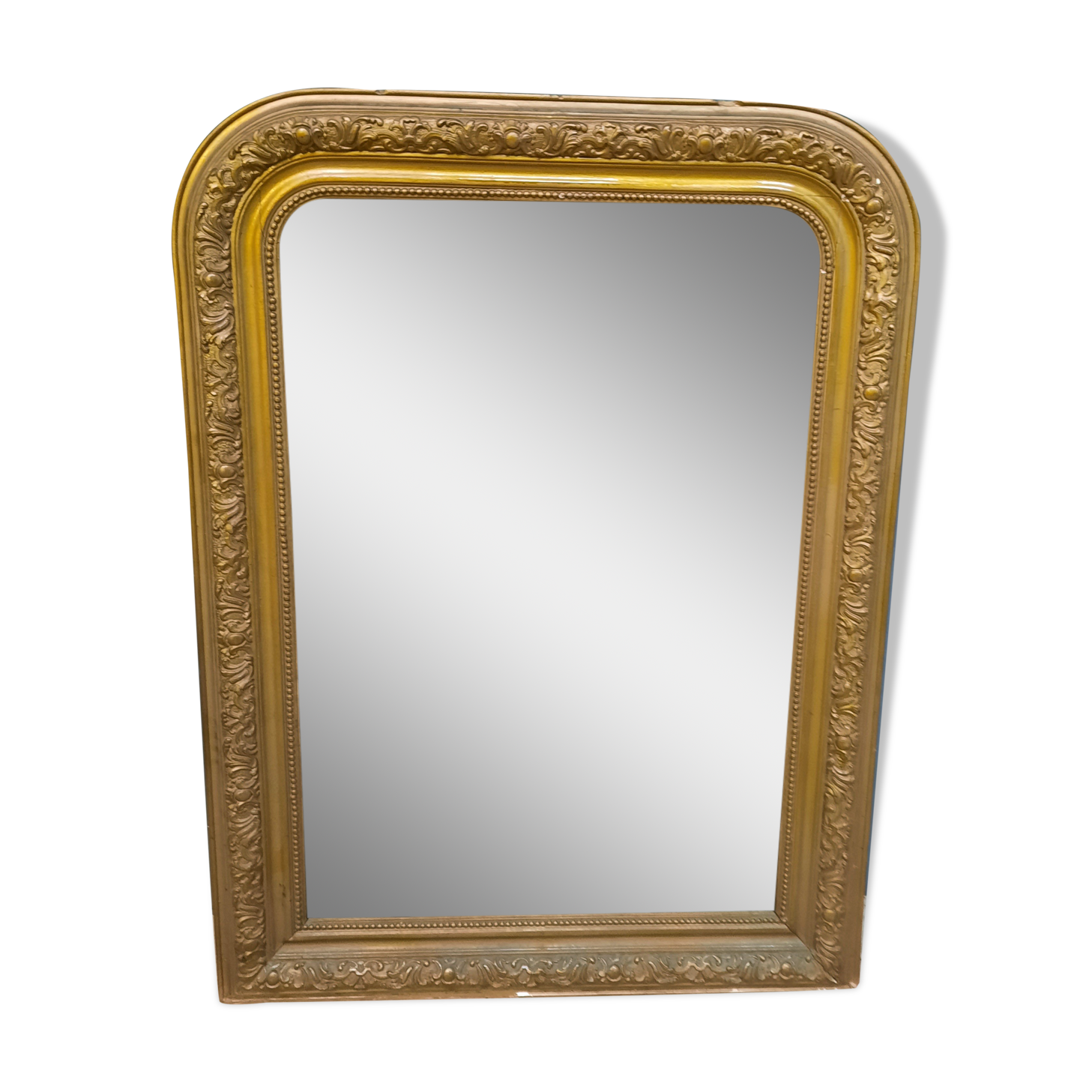 Gilded wooden mirror 104x77cm
