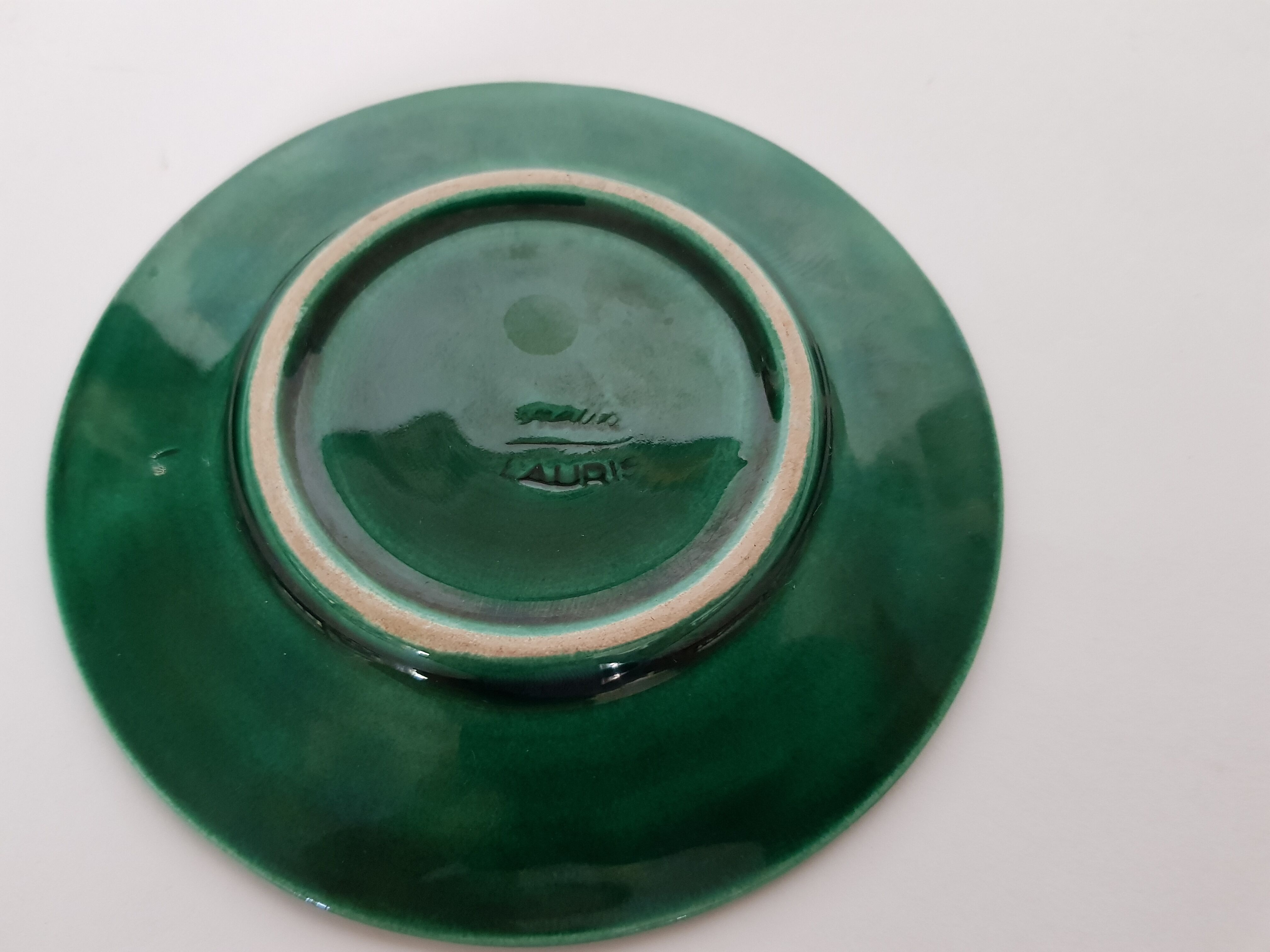 Tasses café et sucrier Vallauris, Lunetta , circa 1950