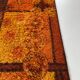 Original Scandinavian Square Pattern Rya Rug by Ege Taepper, 1960s, Denmark 96x161cm