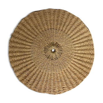 Round carpet "scourtin de Nyons" 80cm
