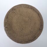 Old pot in glazed stoneware