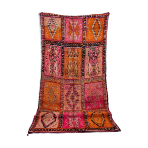 tapis marocain boujad vintage , 182 x 338 cm
