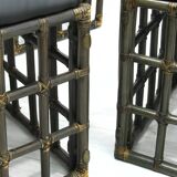 Chaises en rotin, 1970