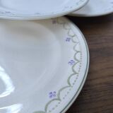 Set of 6 earthenware plates