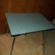 Table in blue Formica vintage plastic brand