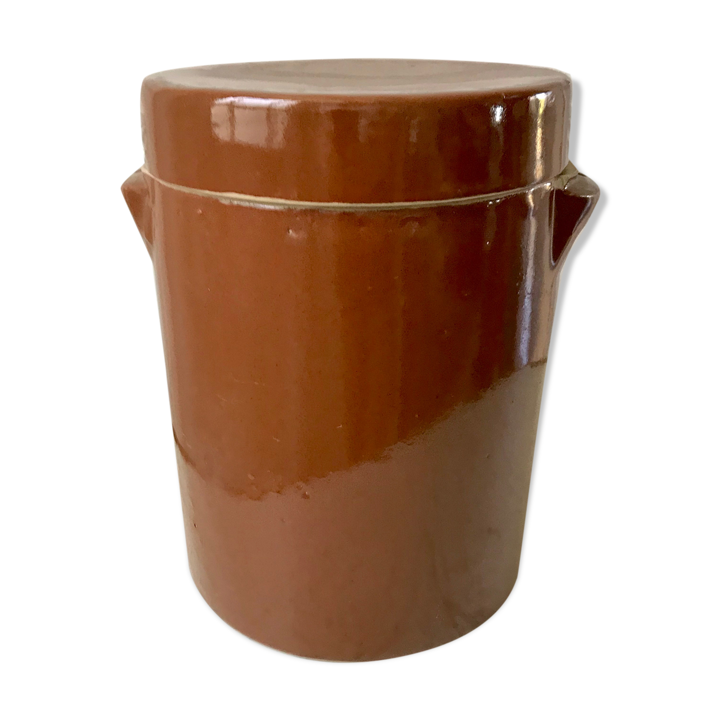 Saloir in glazed stoneware vintage 70s