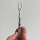 Set of 6 antique metal snail forks