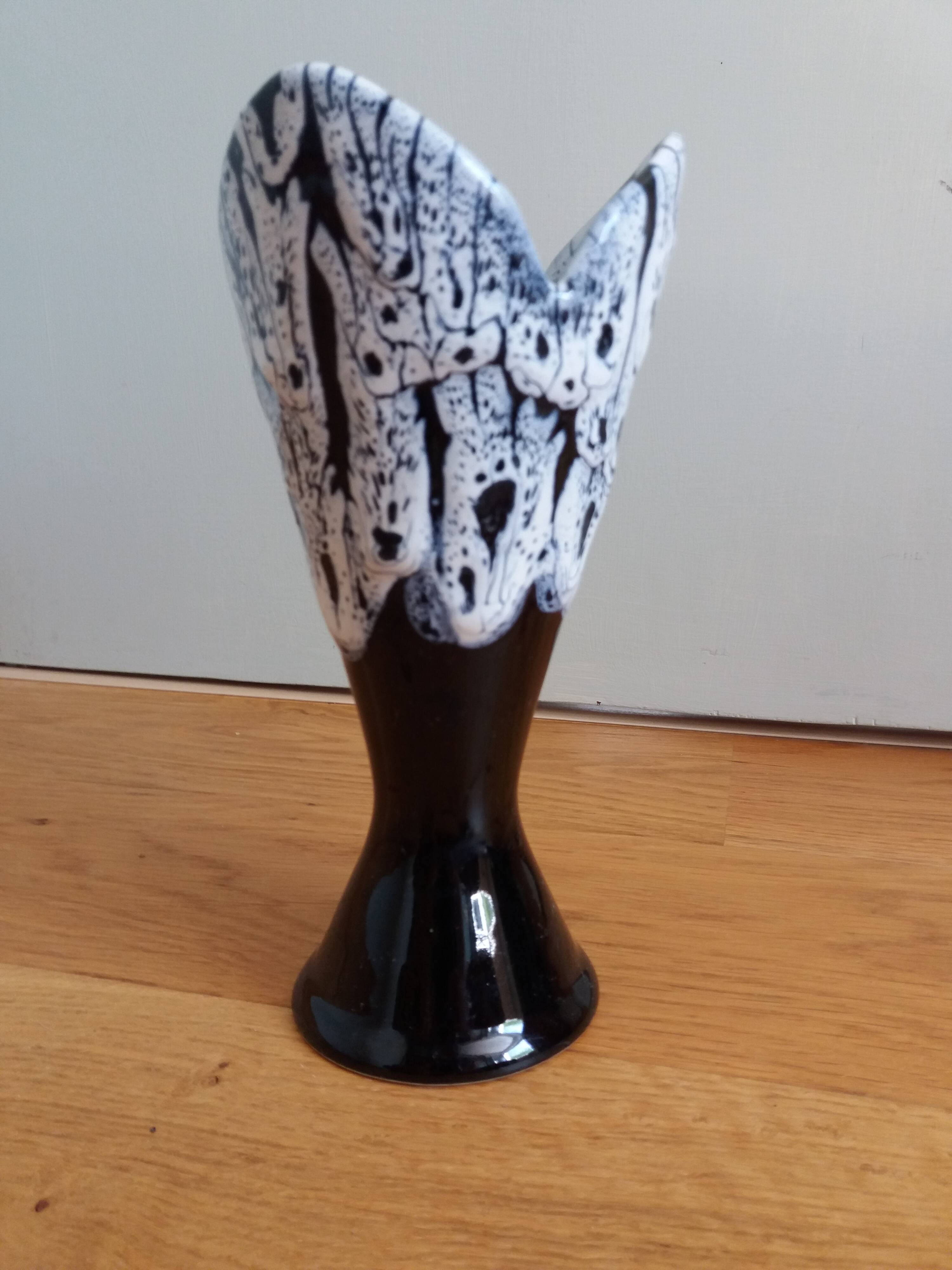 Vase céramique grès flammé