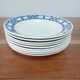 Lot de 9 assiettes creuses Badonviller modèle Nil