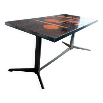Coffee table 70 signed La Grange - Vallauris