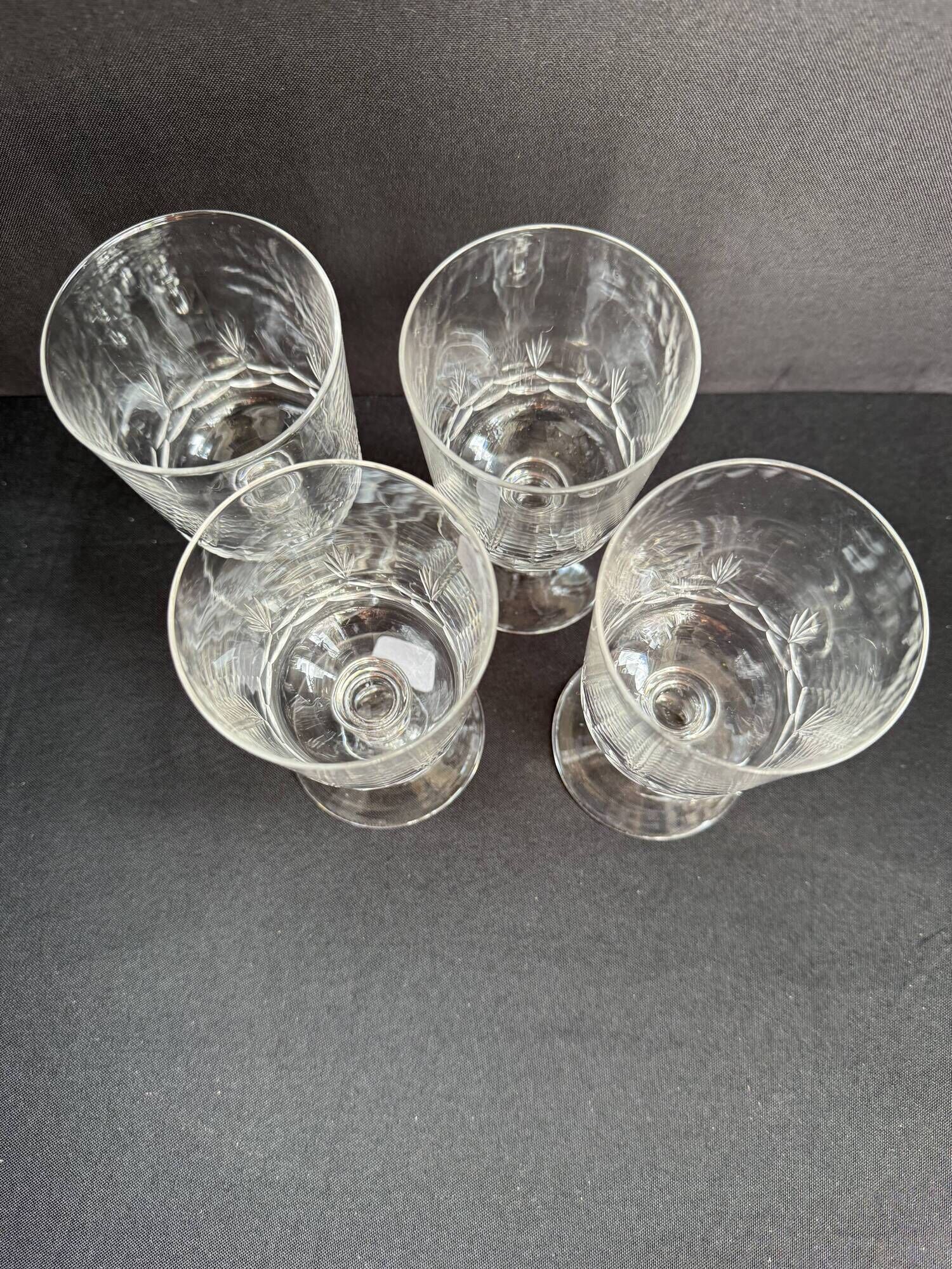4 verres à vin Baccarat