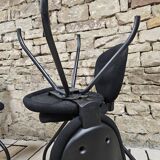 Set of 4 vintage design ergonomic chairs