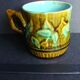 Antique bamboo slipware cup