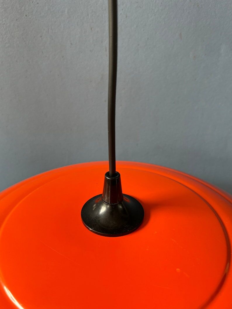 Vintage orange pendant lamp