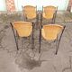4 armrests wrought iron rattan