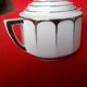 Art Deco sugar bowl in Limoges porcelain