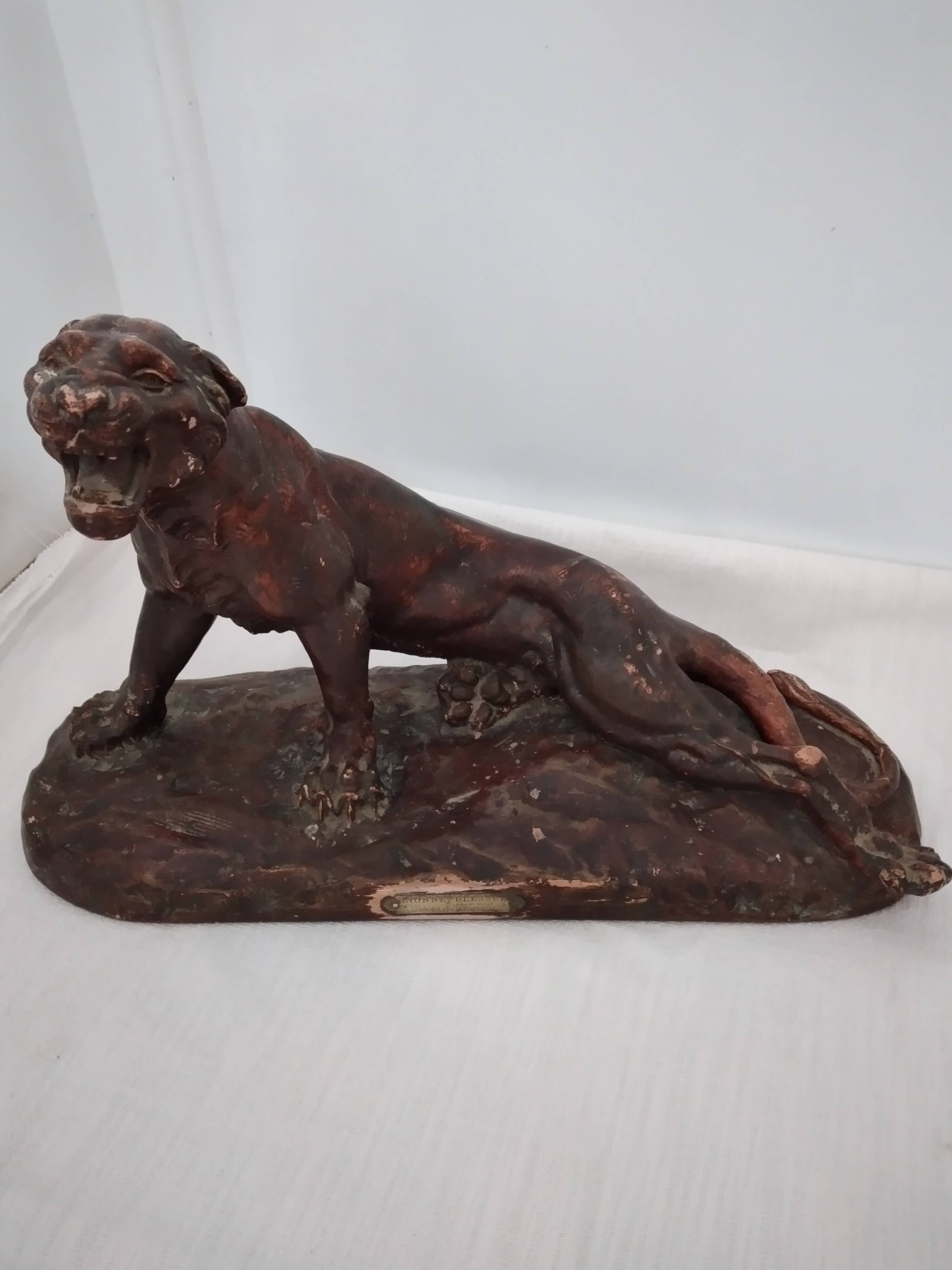 Animal sculpture by Emile Rouff