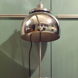Chrome metal mushroom lamp