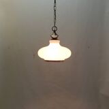 Suspension opaline /plafonnier/vintage