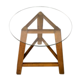 Vintage tripod wood table