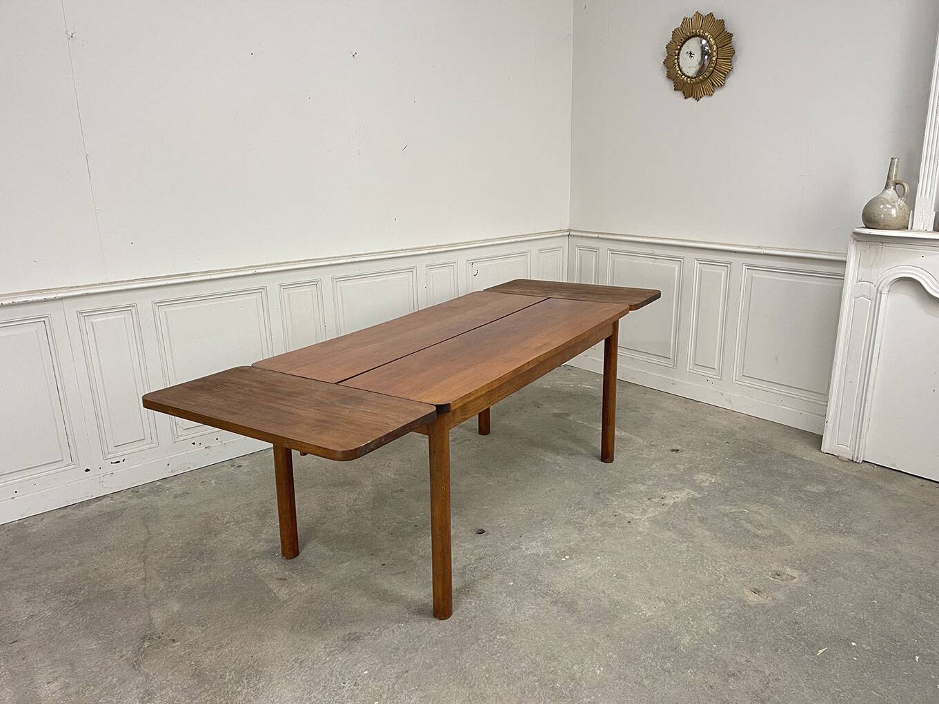 1950s Modernist Extendable Wooden Table