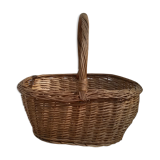 Panier à bois en osier