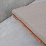 Danish Mid-Century Slatted Pine Day Bed (2 available)