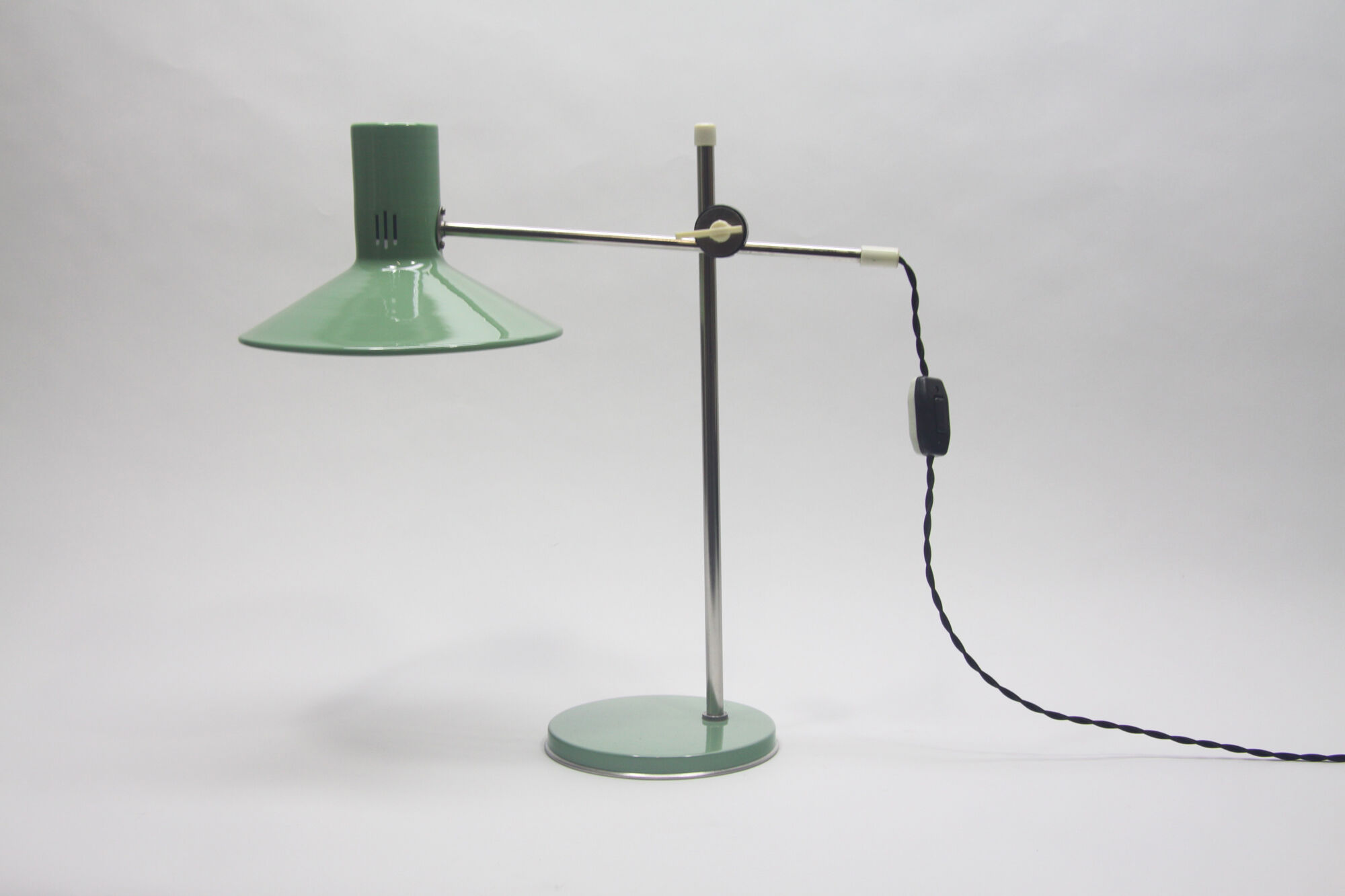 Green desk lamp, 1970s