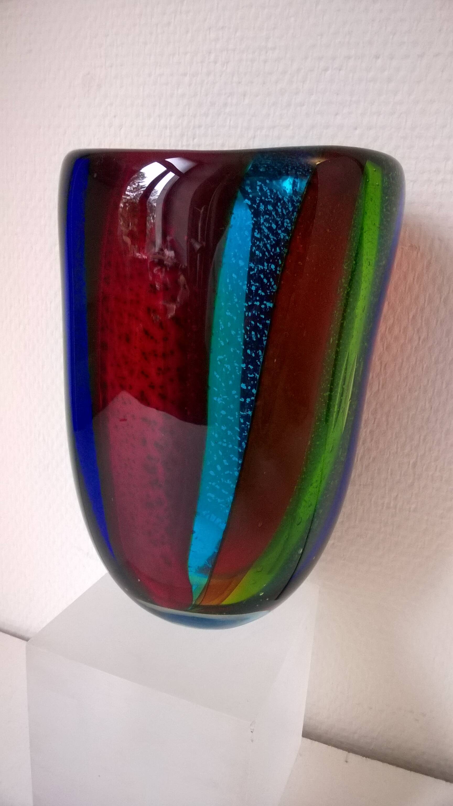 Vase en verre de Murano