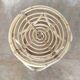 Low rattan stool 60s