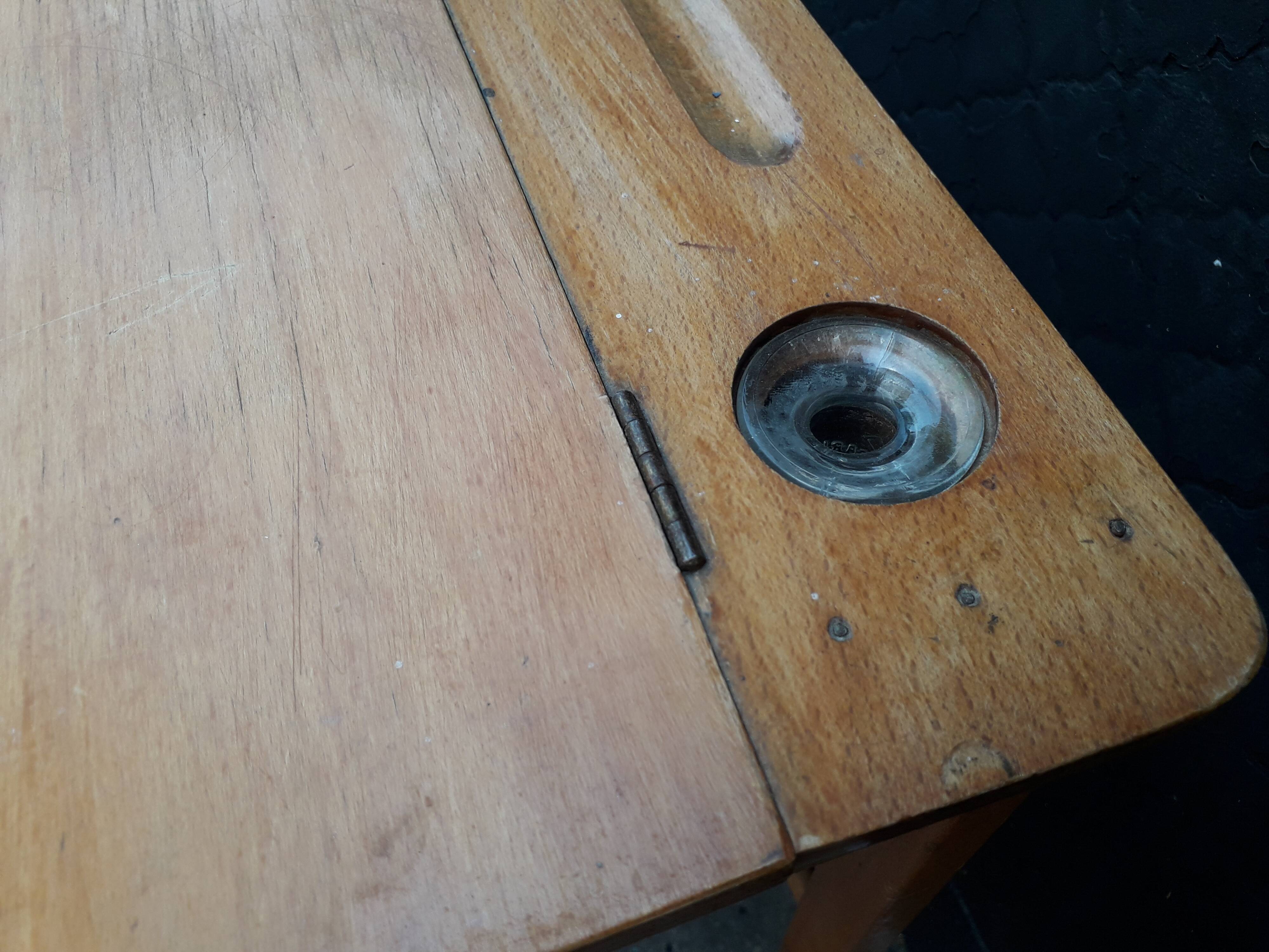 Child desk and vintage chair