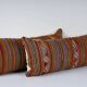 Set of 2 vintage kilim cushion covers 41x102 cm