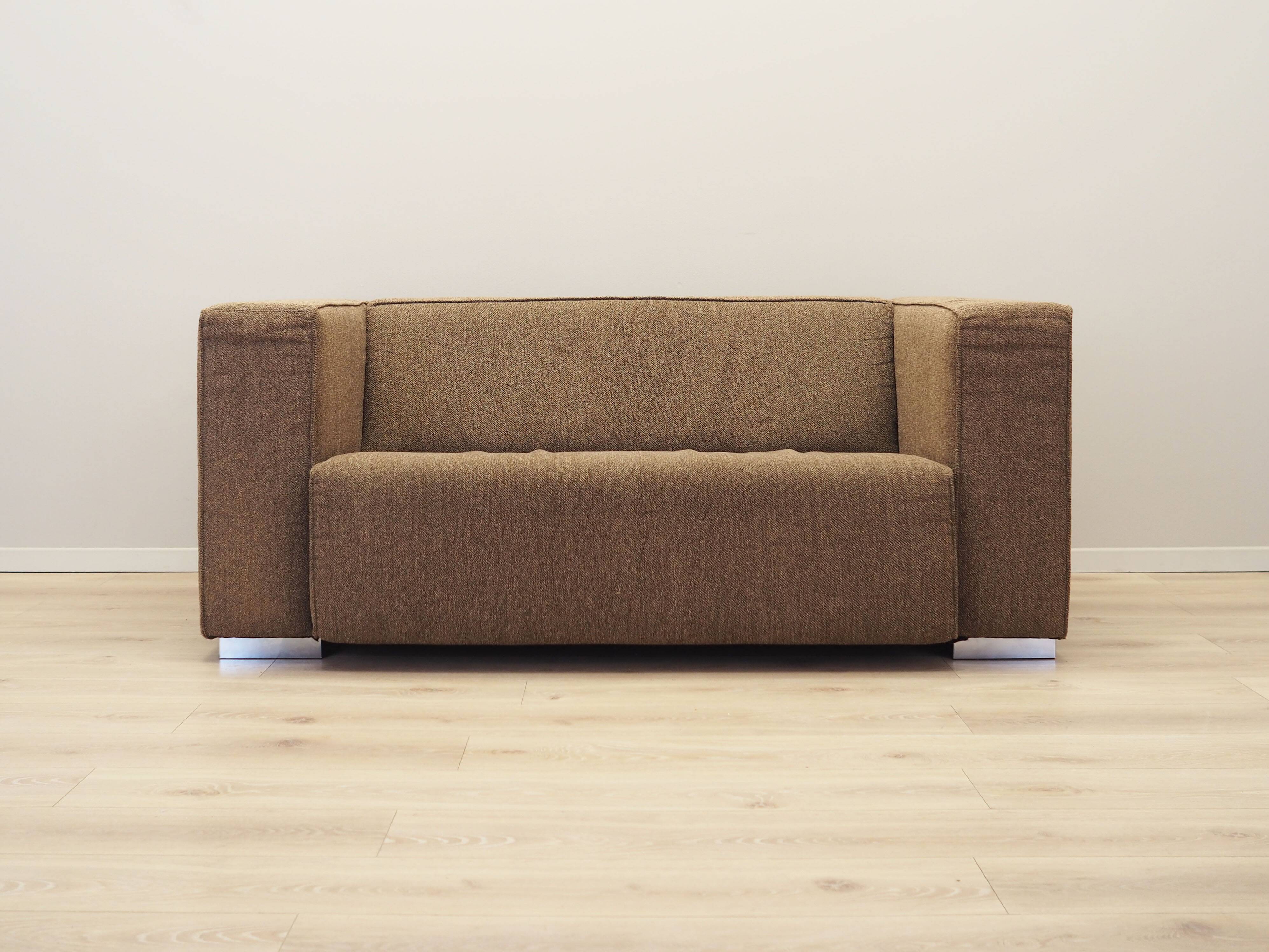 Canapé marron, Danemark années 1980