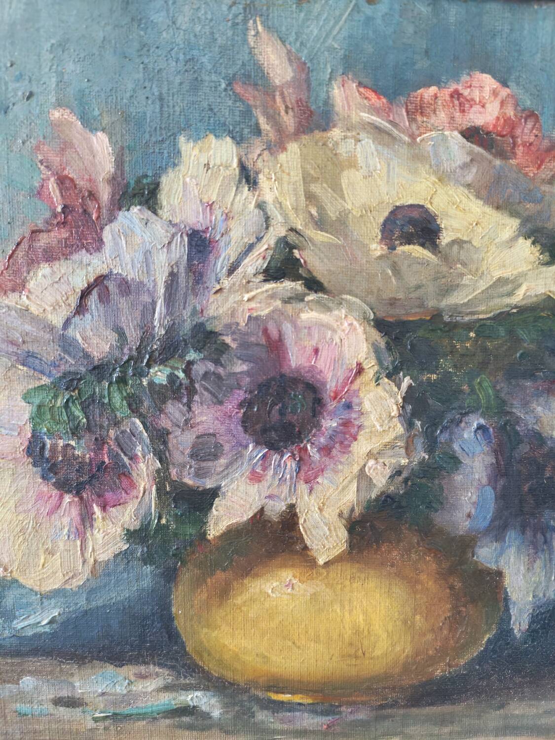 Oil painting on canvas by Auguste Kind