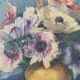 Peinture l'huile sur une toile par Auguste Kind