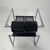 Model 601 Seconda Chairs in Metal attributed to Mario Botta, 1982, Set of 4