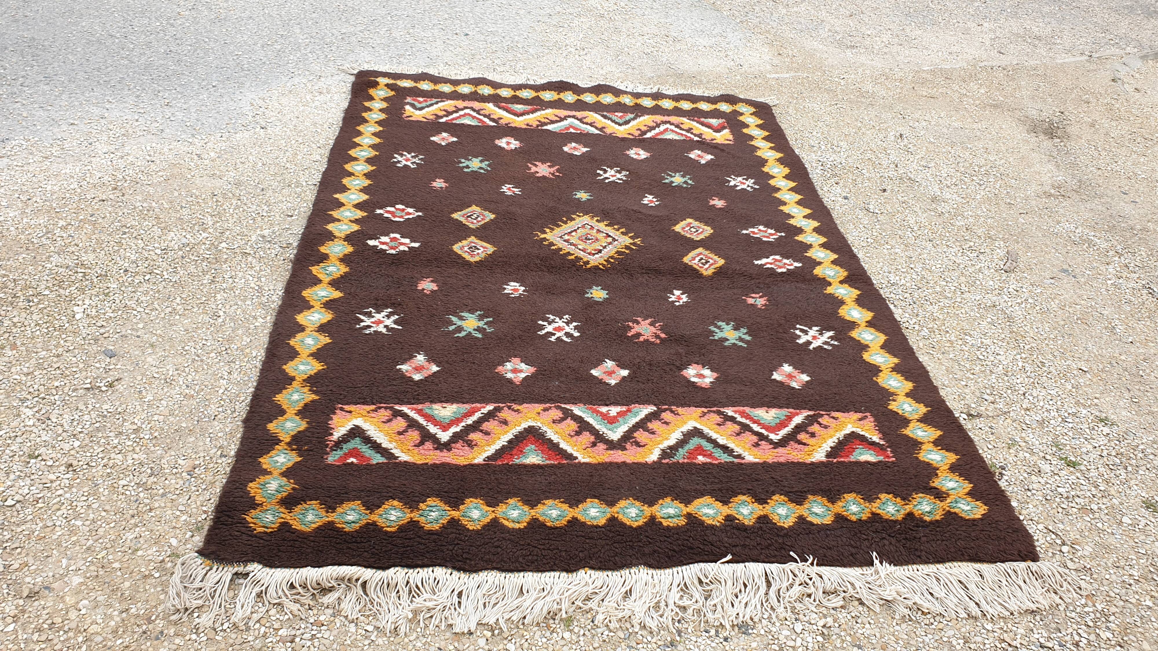Moroccan berbert carpet thick wool