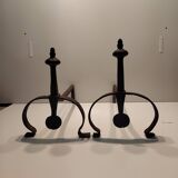 Pair of andirons