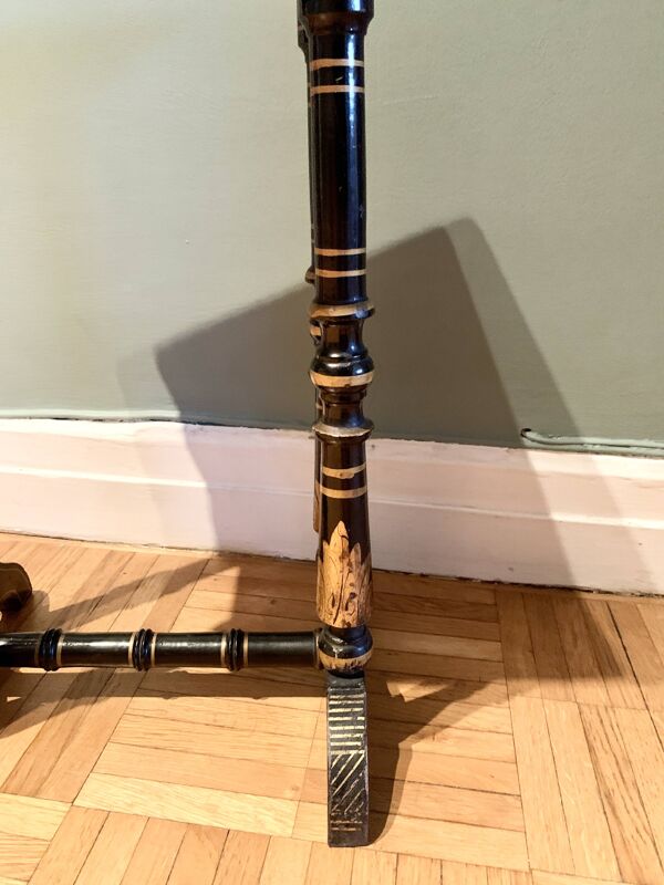 Sellette en bois laqué Napoléon III