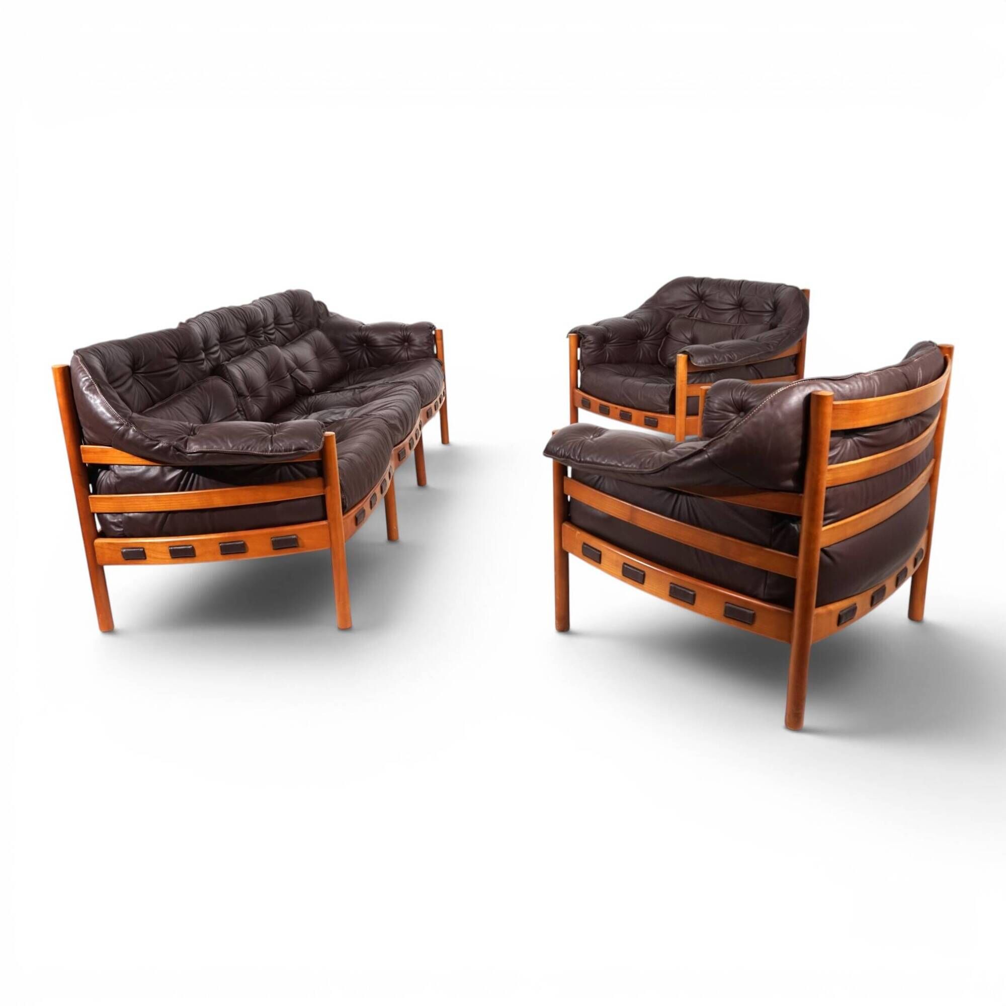 Coja Living Room Set by Sven Ellekaer – 3-Seater Sofa and 2 Lounge Chairs i