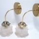 Glass paste wall lights