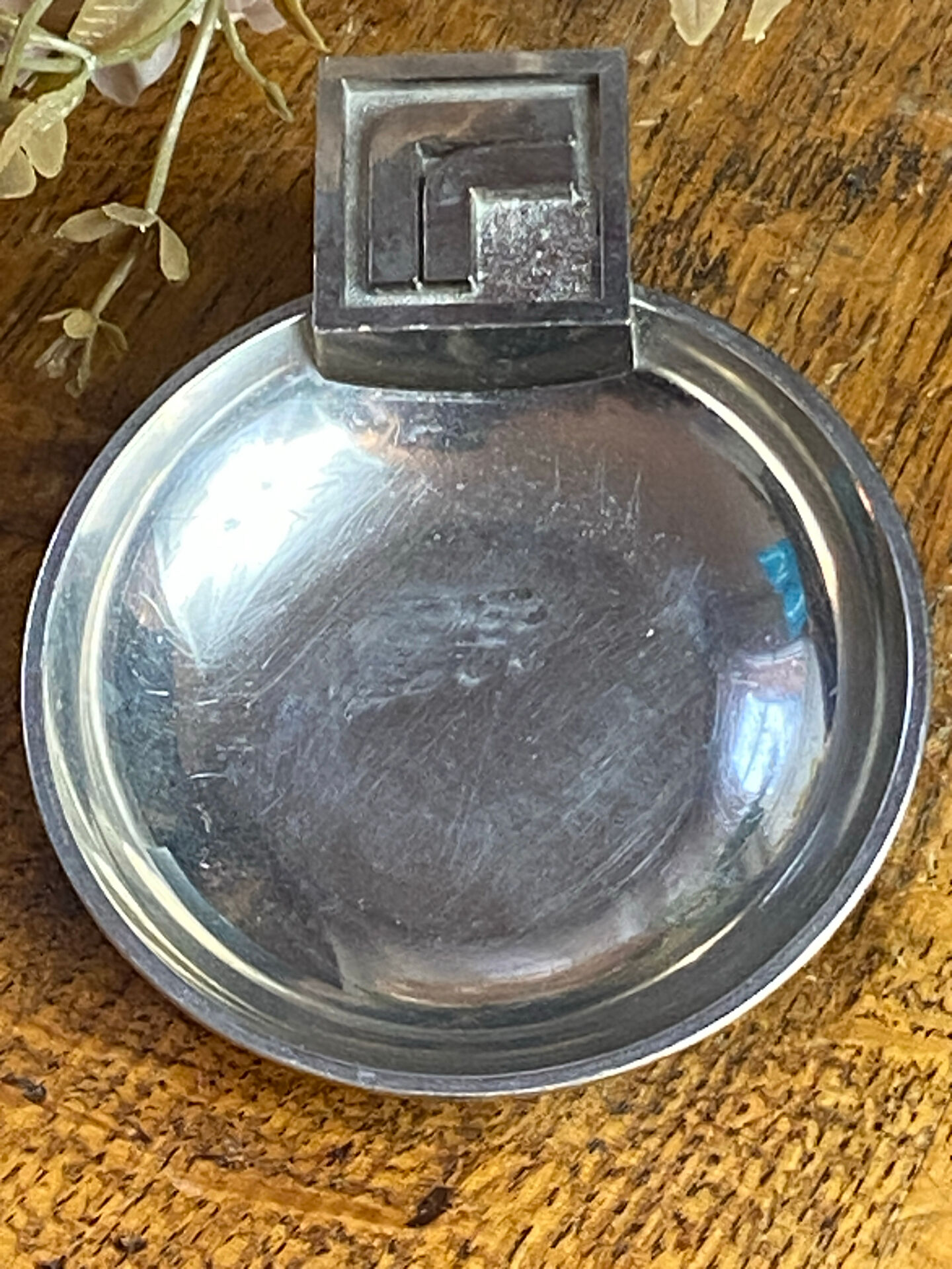 Silver-plated tastevin