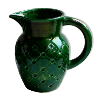 Green pitcher Poet Laval model Resille