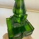 Lampe cristal émeraude Art Déco