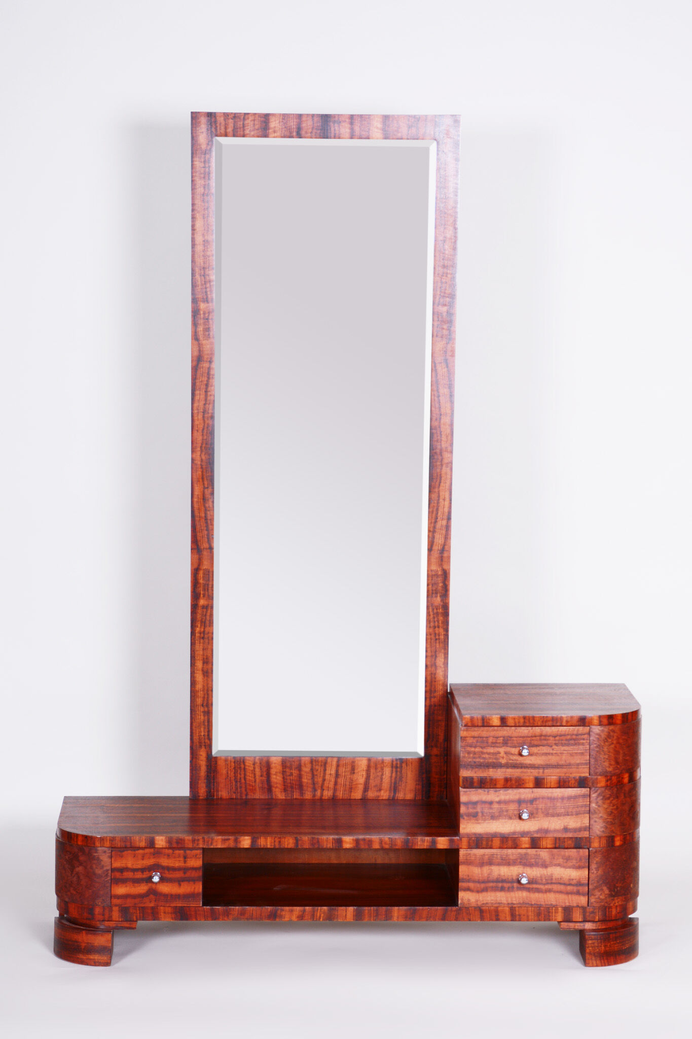 Large Art Deco dressing mirror - 1930s Czechia