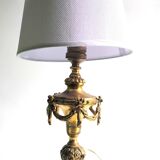 Belgian bronze lamp in Neoclassical style (circa 1910 - 1920)